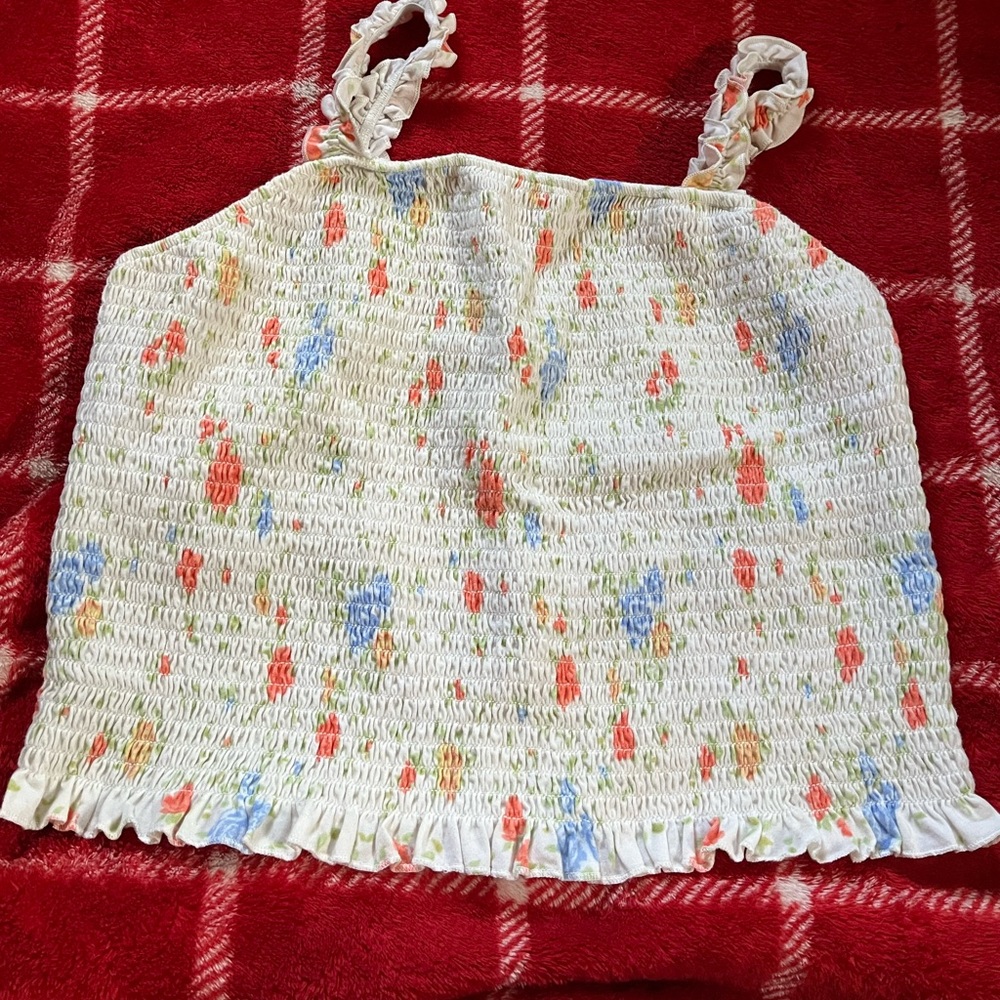 Floral tank top